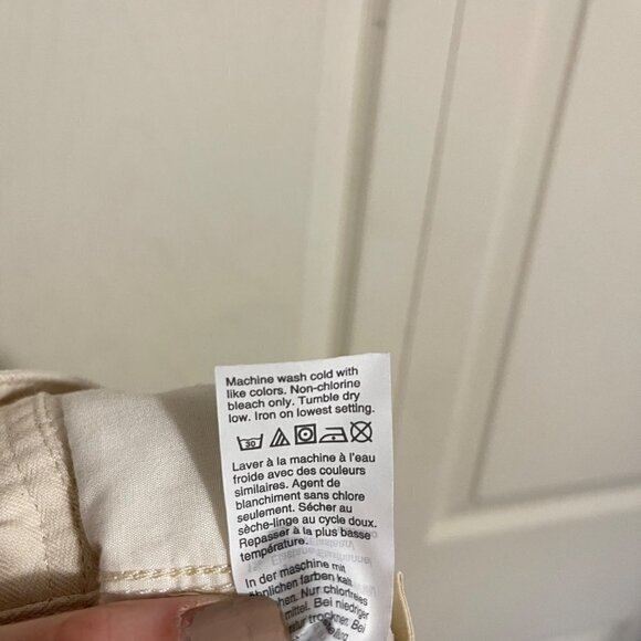 Madewell Women's NWOT Cream Elastic Waist High Rise Utility Camp Shorts XXXL - Picture 7 of 9